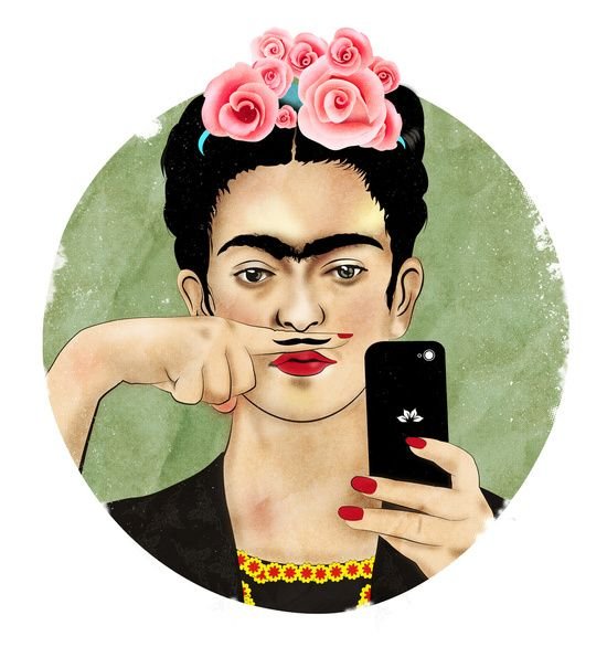 Фрида Кало мультяшная