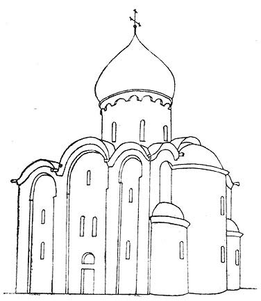 Спасо-Преображенский собор Переславль-Залесский раскраска