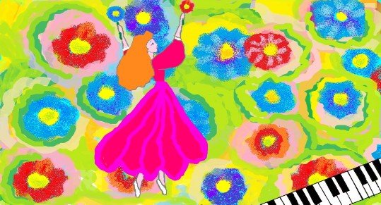 Вальс цветов иллюстрации