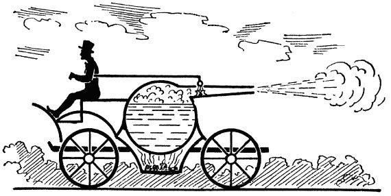 Паровой автомобиль Ньютона