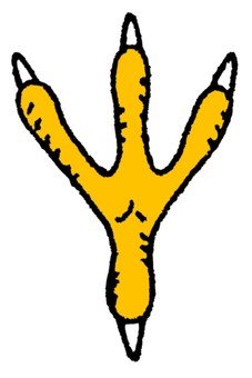 Следы курицы