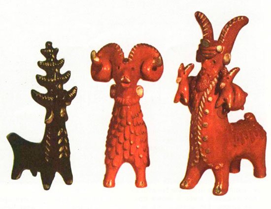 Абашевская глиняная игрушка