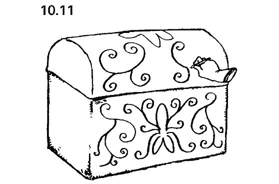 Шкатулка с рисунком