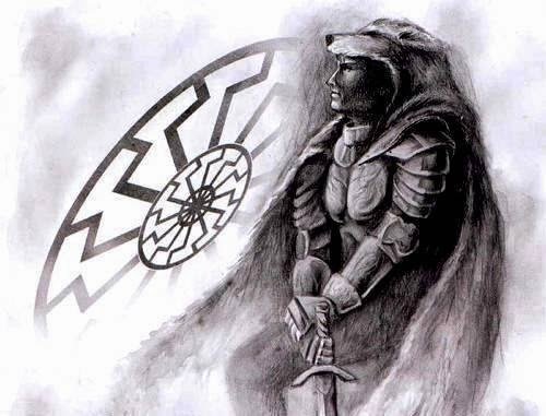 Викинг карандашом