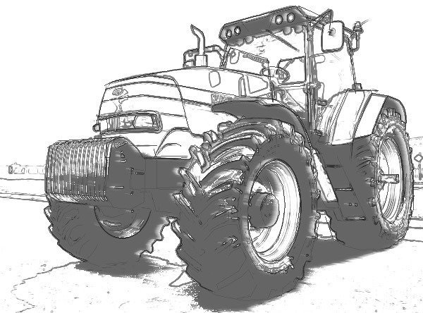Трактор Кировец и т 150 раскраски
