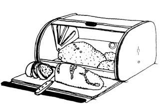 Раскраска хлебница