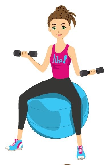 Фитнес мультяшный