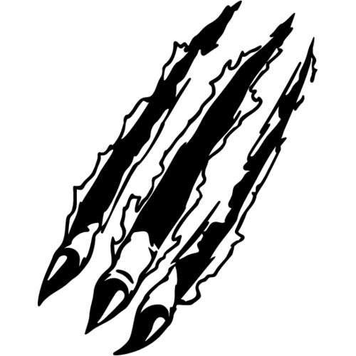 Наклейки на авто царапины от когтей