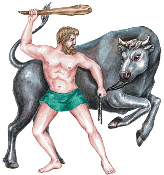 Подвиг Геракла Эриманфский Вепрь нарисовать