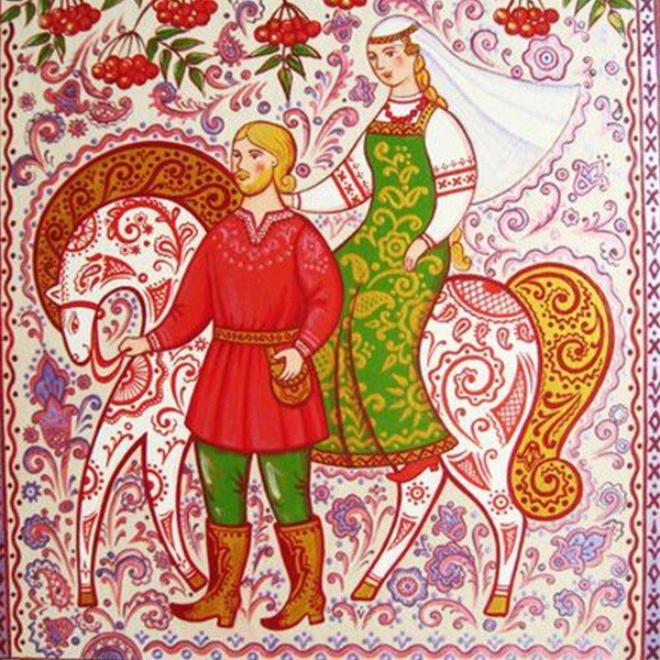 Русский свадебный лубок