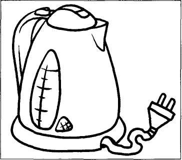 Электрочайник раскраска