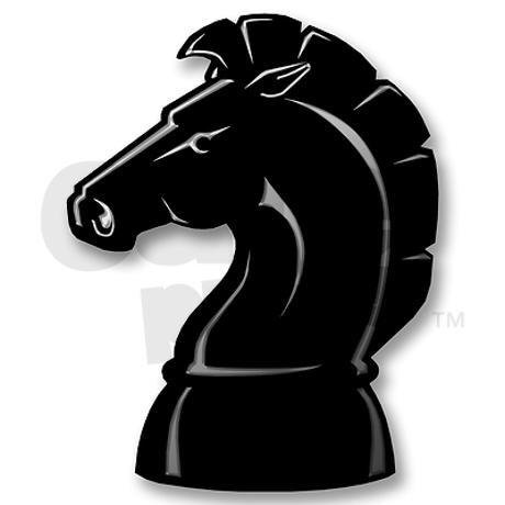 Конь на шахматной доске