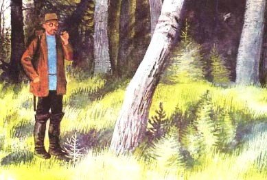 Пришвин берестяная трубочка