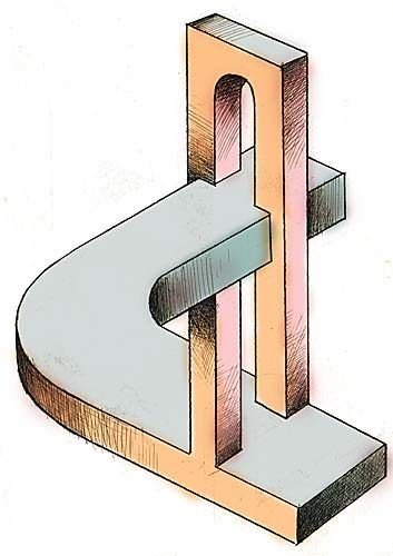 Оптические иллюзии невозможные фигуры
