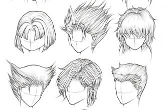 Рисунок волосы мальчика (44 фото)