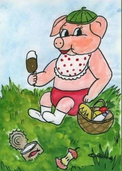 Не мусори в лесу