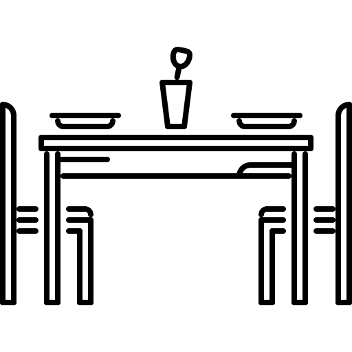 Пиктограмма столы стулья