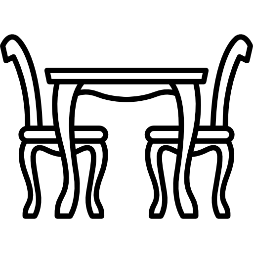 Пиктограмма столы стулья