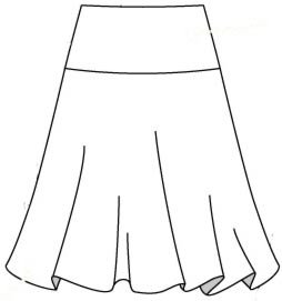 Макет юбки