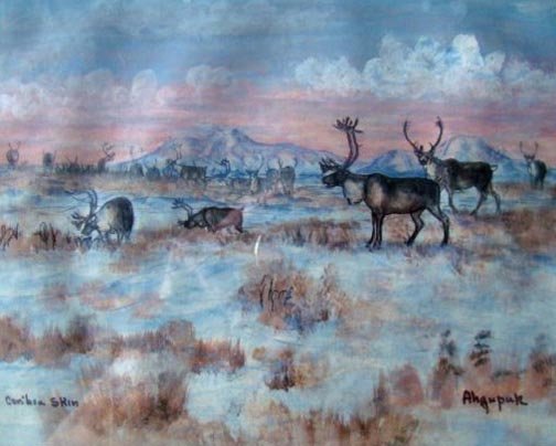 Картина тундра для детей