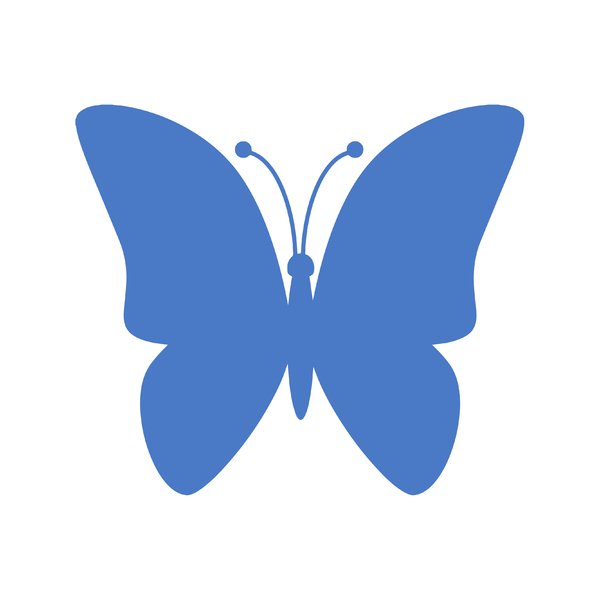 Бабочки одноцветные