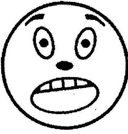 Эмоция страх пиктограмма