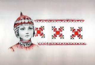 Удмуртский костюм национальный орнамент