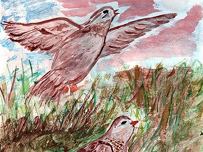 Михаил Иванович Глинка Жаворонок рисунок