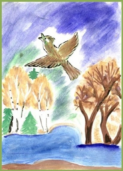 Романс Глинки Жаворонок рисунок