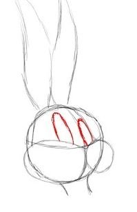 Глаза кролика нарисовать