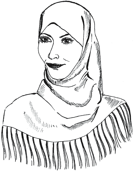 Женщина в платке