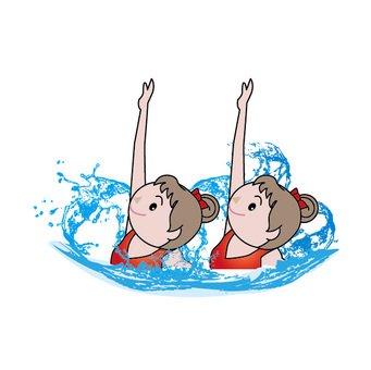 Синхронистка мультяшная