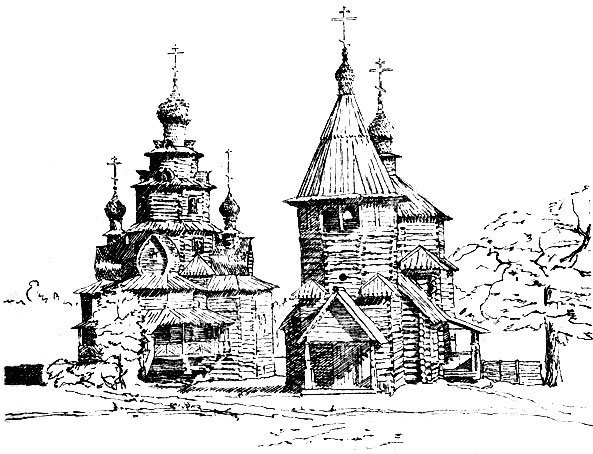 Шатровые храмы восьмерик на четверике