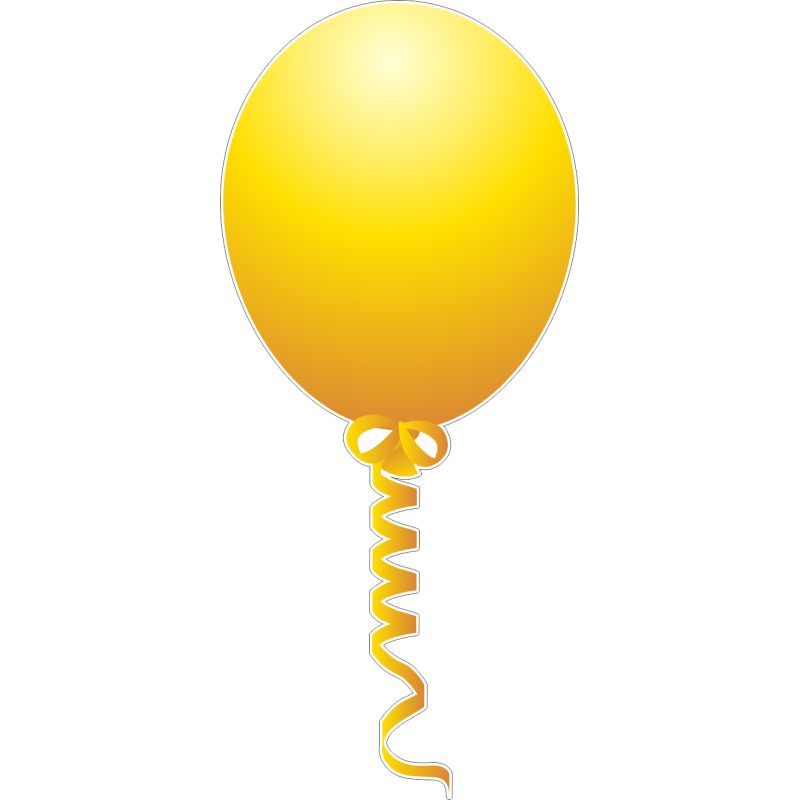 Картинка шар на прозрачном фоне. Воздушный шарик. Желтый шарик. Желтый воздушный шар. Воздушный шарик с лентой.