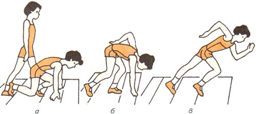 Техника челночного бега старт