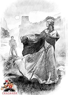 Рисунок к балладе перчатка