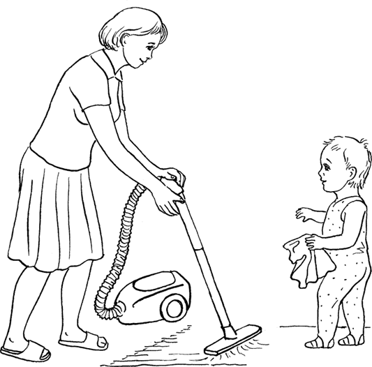 Мытье посуды раскраска