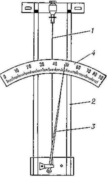 Строение волосного гигрометра