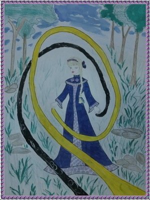 Сказка Бажова голубая змейка