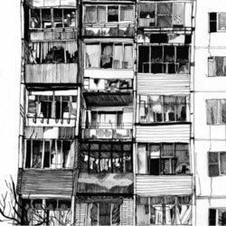 Хрущевка карандашом