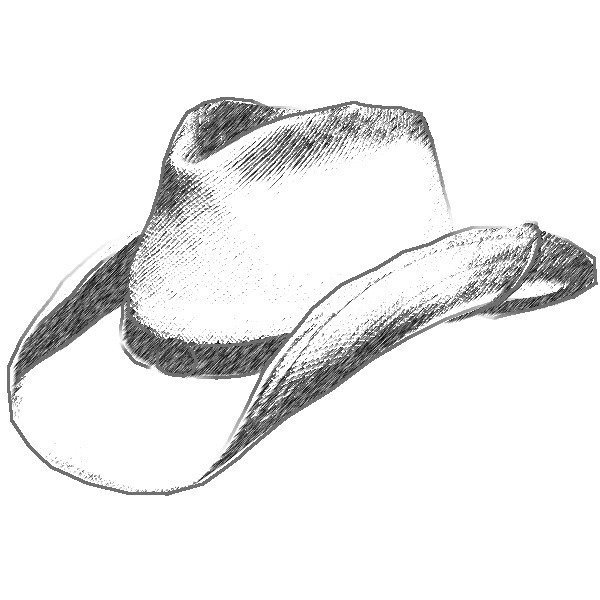 Поэтапное рисование шляпы