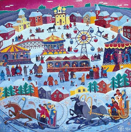 Иллюстрации к зимним ярмаркам