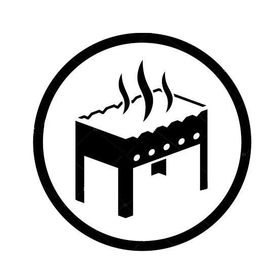 Мангал силуэт