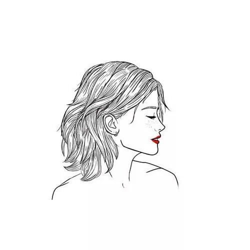 Рисунки девушек карандашом в стиле арт