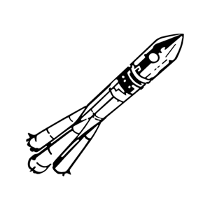 Ракета Восток 1 Гагарина вектор