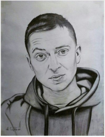 Оксимирон рисунок карандашом