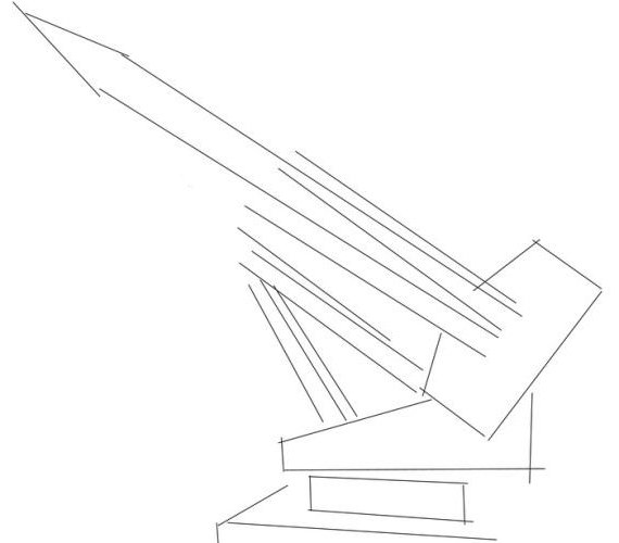 Ракета Военная рисунок