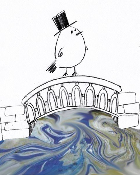 Нарисовать памятник Чижику-Пыжику