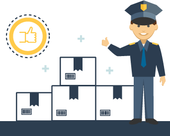 Таможенник значок