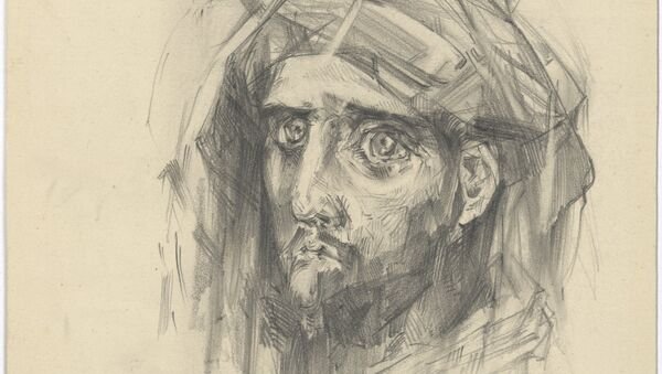 Маргарита Врубель набросок